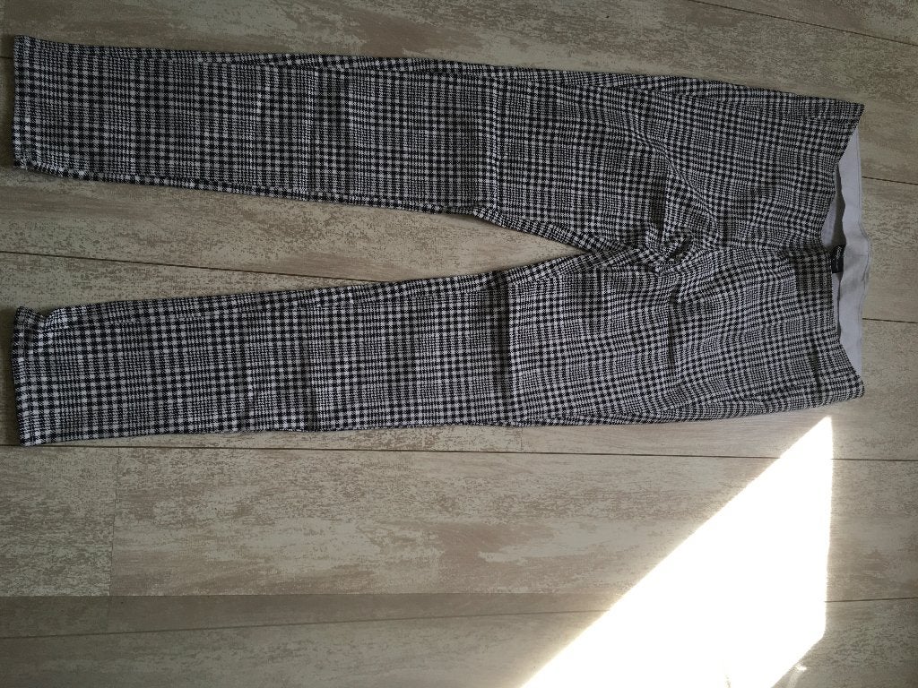 Dames broek/ legging zwart wit maat l pied-de-poule, Kleding | Dames, Maat 38/40 (M), Zwart, Nieuw, Ophalen of Verzenden