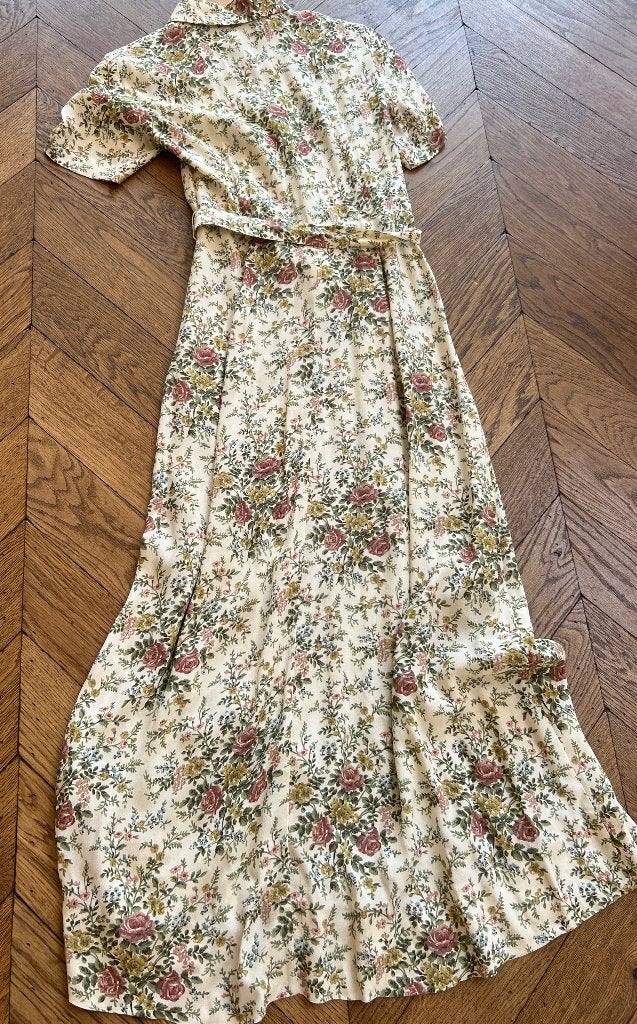 Zara nieuwe bloemen print zomer maxi jurk maat XS, Verzenden, Zara, Nieuw, Maat 34 (XS) of kleiner