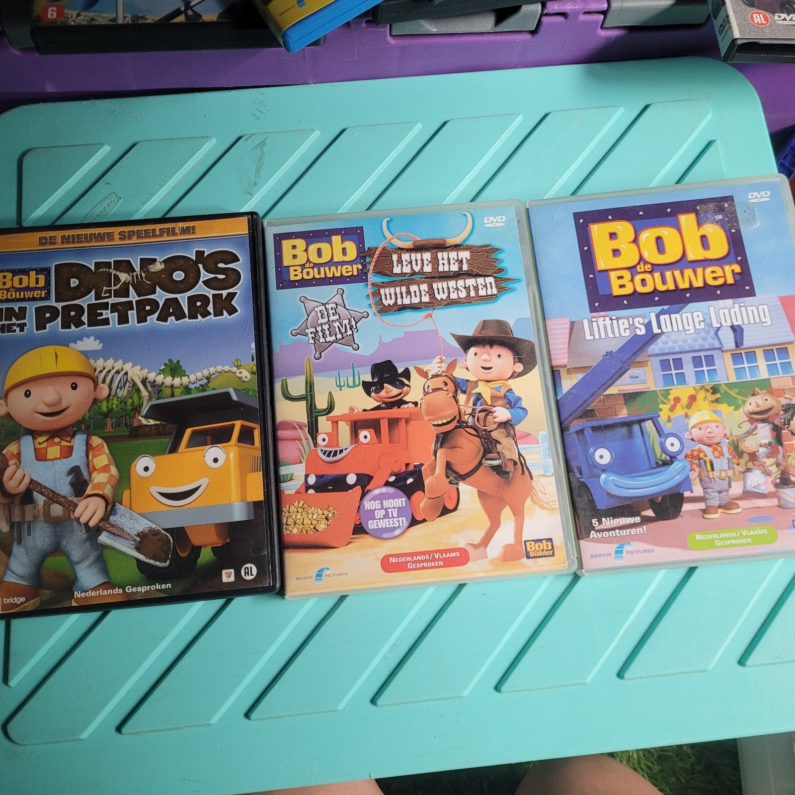 Bob de Bouwer DVD Collectie: Dino's, Wilde Westen, Liftie, Gebruikt, Animatie, Verzamelbox, Alle leeftijden