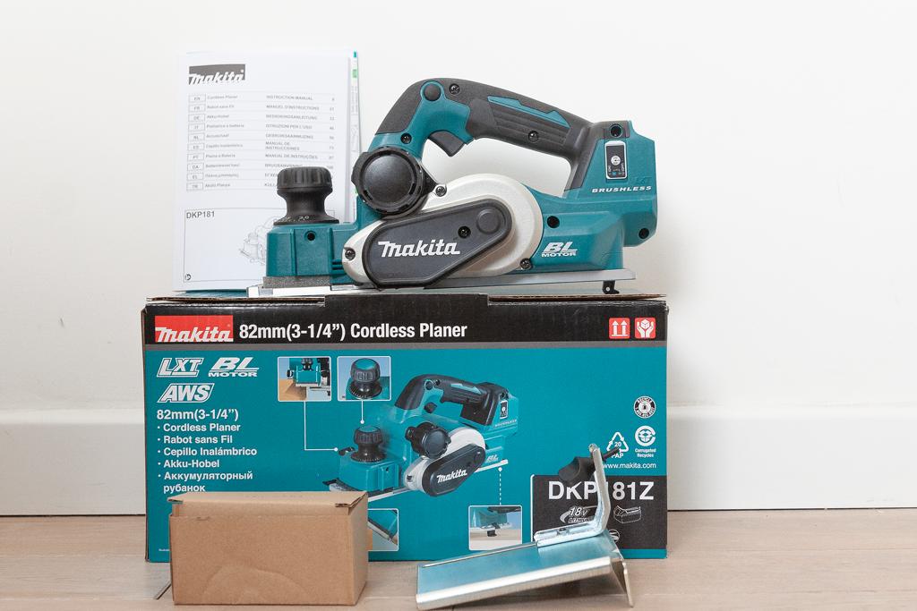 Makita DKP181 18v koolborstelloze accu schaafmachine body, Info@makita.nl, Makita, Accu, Nieuw