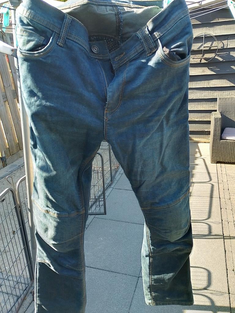 Stoere blauwe jeans, maat W33-W34, Onbekend, Blauw, Ophalen of Verzenden, W33 - W34 (confectie 48/50)