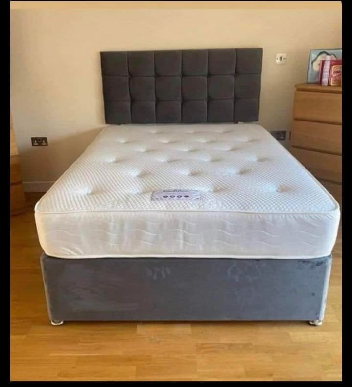 Brandnieuw bed met matras 90x200, 140x200, 160x200, 180x200, Ophalen of Verzenden, Nieuw, Tweepersoons, DIVAN