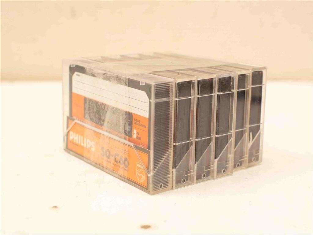 6 Philips cassettebandjes 38504, Ophalen of Verzenden, Gebruikt, Overige genres, 1 bandje