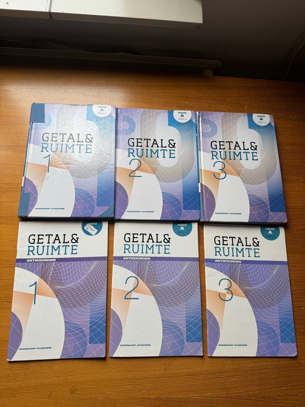 Getal & Ruimte HAVO A Wiskunde Boeken (delen 1, 2, 3), Ophalen of Verzenden, Gelezen, HAVO, Wiskunde A