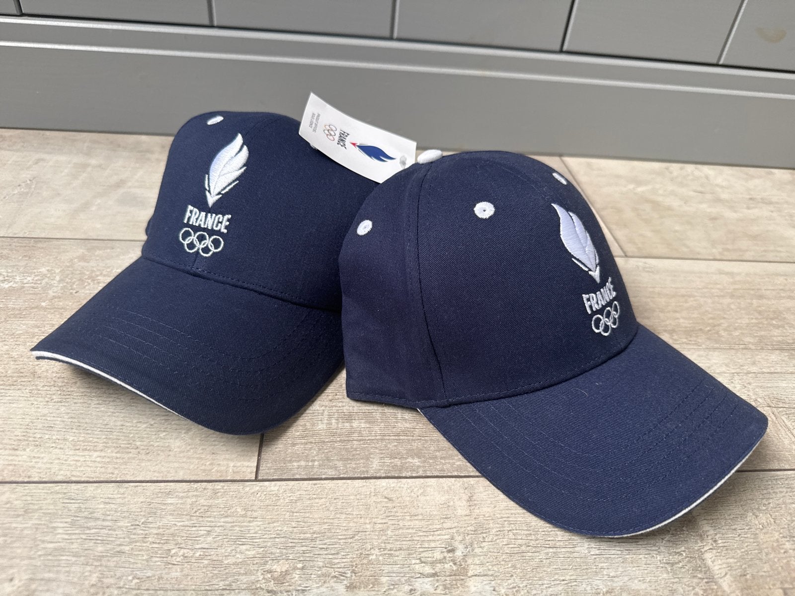 2 Originele Nieuwe Petjes Olympische Spelen Frankrijk, Ophalen, Nieuw, One size fits all, Pet