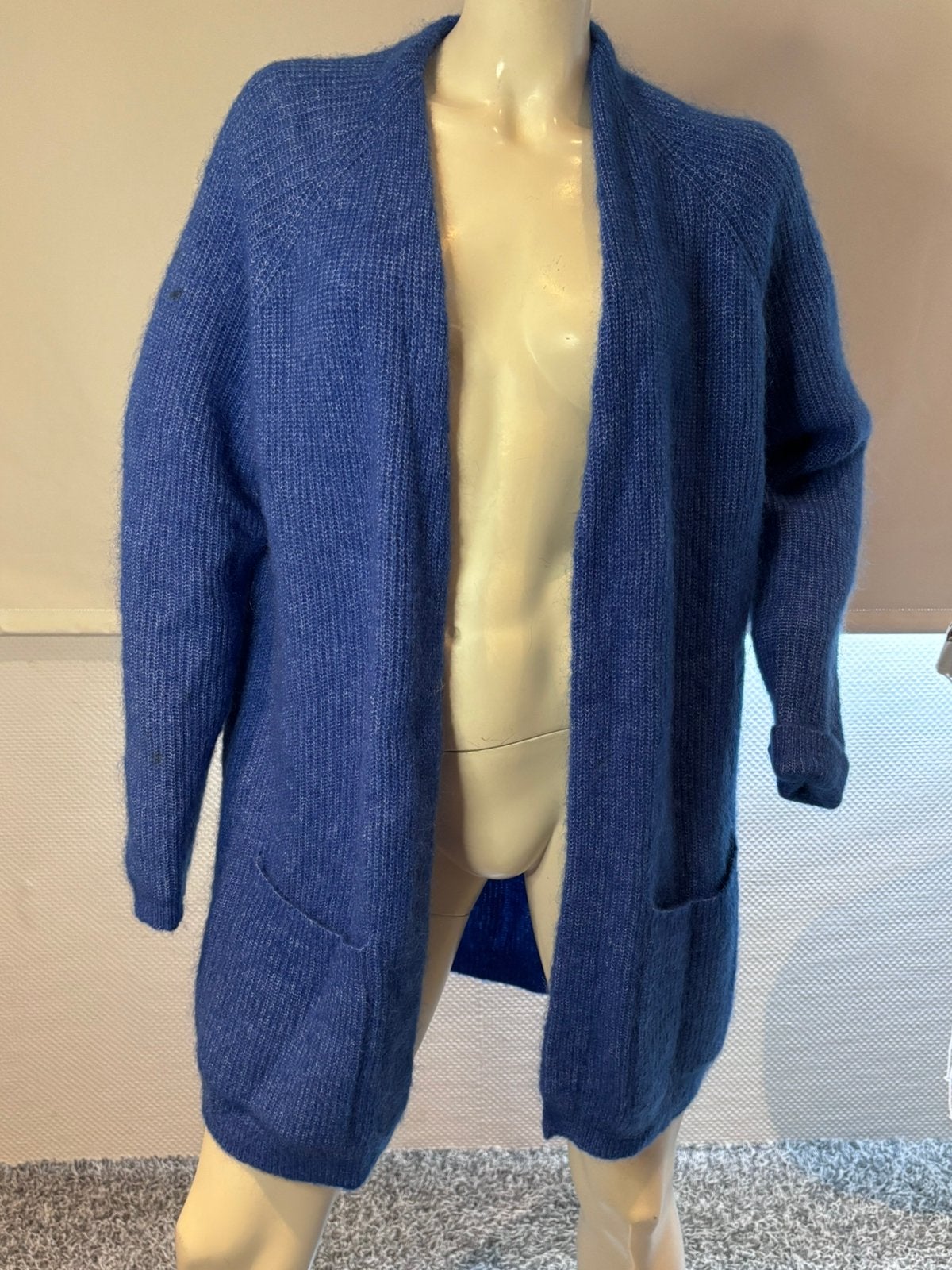 By malene blauw  vest maat m, Maat 38/40 (M), Blauw, ., Ophalen of Verzenden