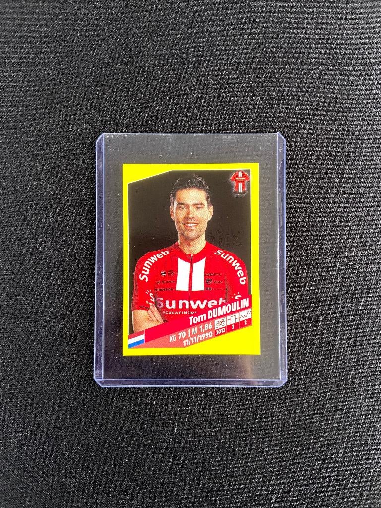Tom Dumoulin Panini Tour de France 2019 Sticker Sunweb, Verzenden, Zo goed als nieuw, Overige sporten, Poster, Plaatje of Sticker