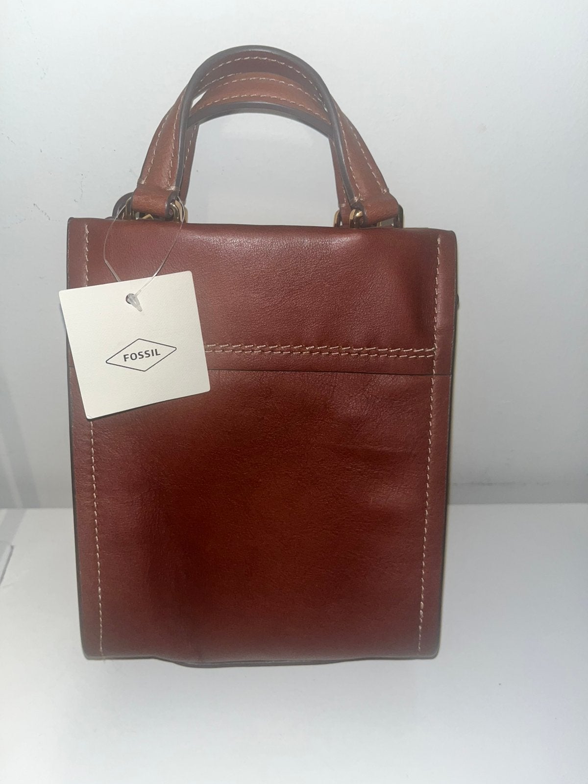 Fossil tote handtas, Verzenden, Nieuw, Bruin, Handtas