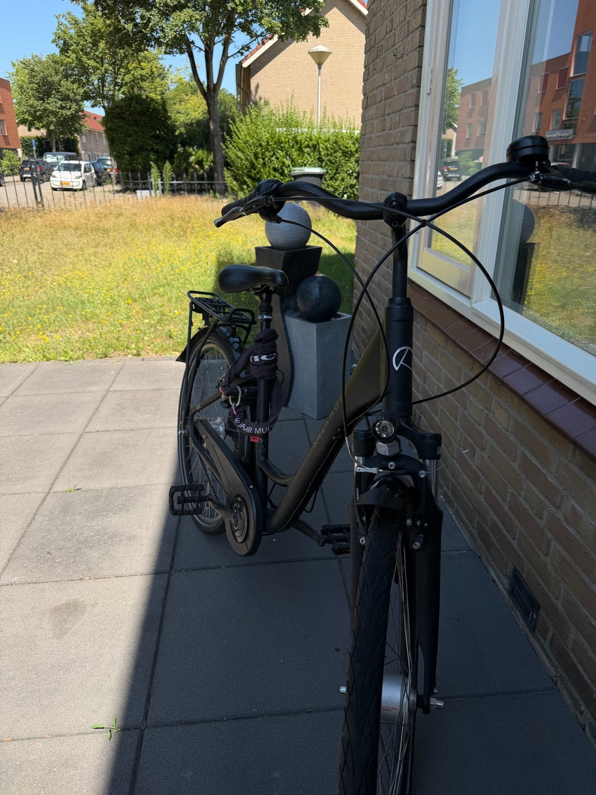 Kalkhoff fiets met 7 versnellingen en AXA slot, Fietsen en Brommers, Velgrem, Versnellingen, Ophalen, Overige merken