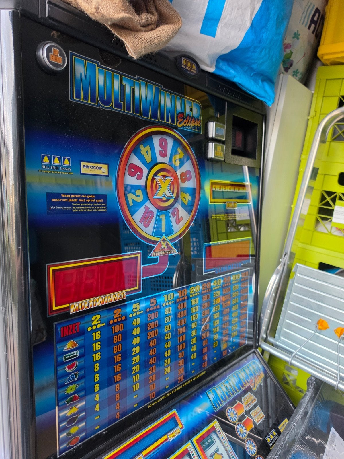 Multiwinner Eclipse gokkast - Klassieke speelautomaat, Verzamelen, Euro, Ophalen, Gebruikt