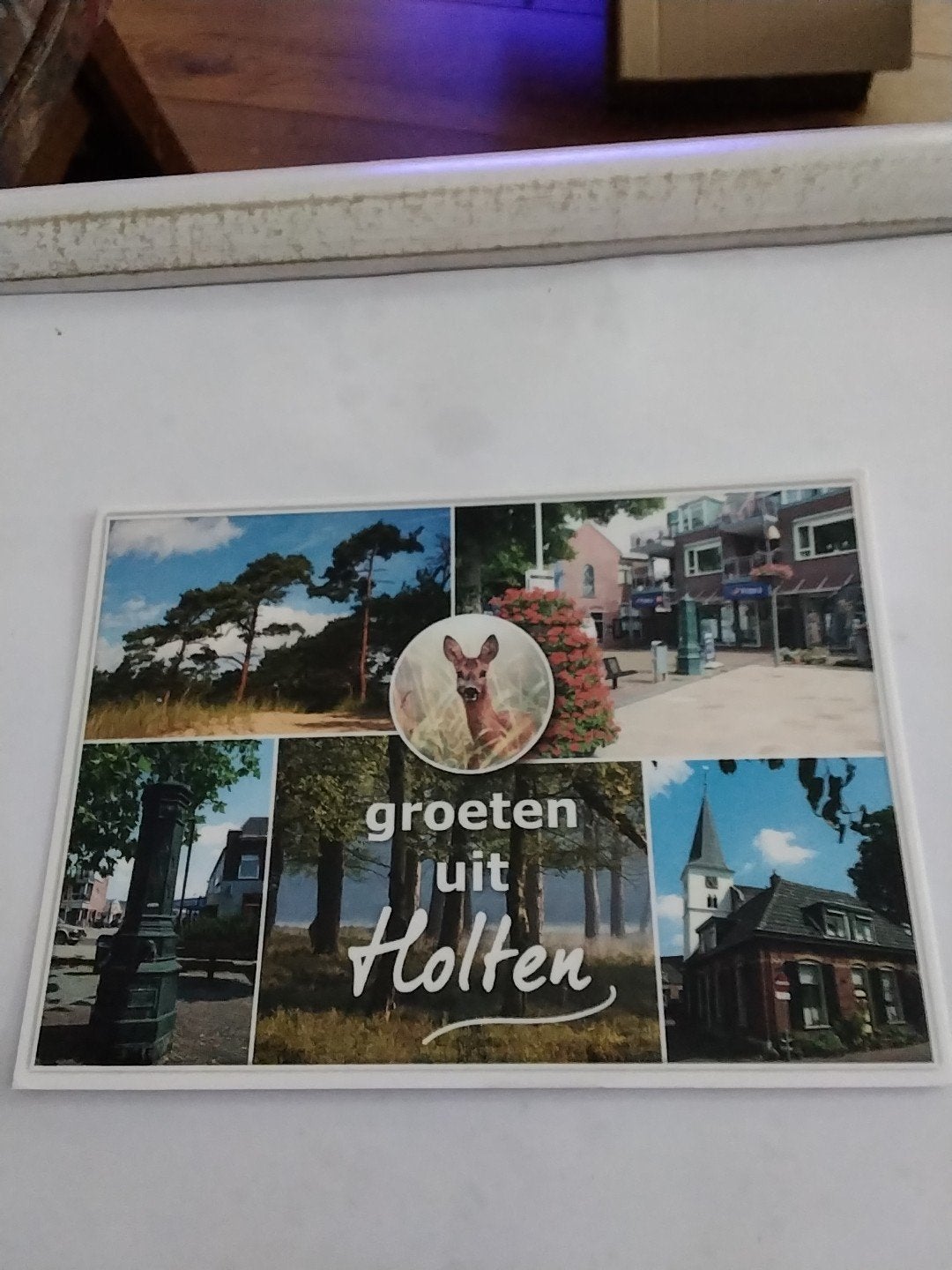 Ansichtkaart Groeten uit Holten - Gelopen, Verzamelen, Ophalen of Verzenden, 1980 tot heden, Gelopen, Overijssel