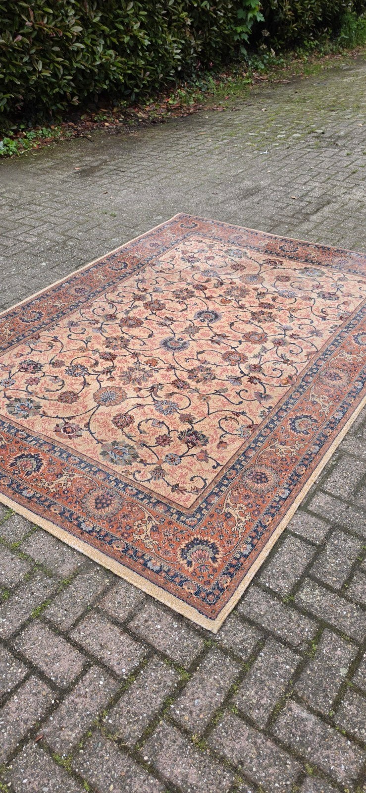 Prachtig groot vintage Perzisch wollen tapijt 240x170!, Perzisch, 150 tot 200 cm, 200 cm of meer, Ophalen of Verzenden