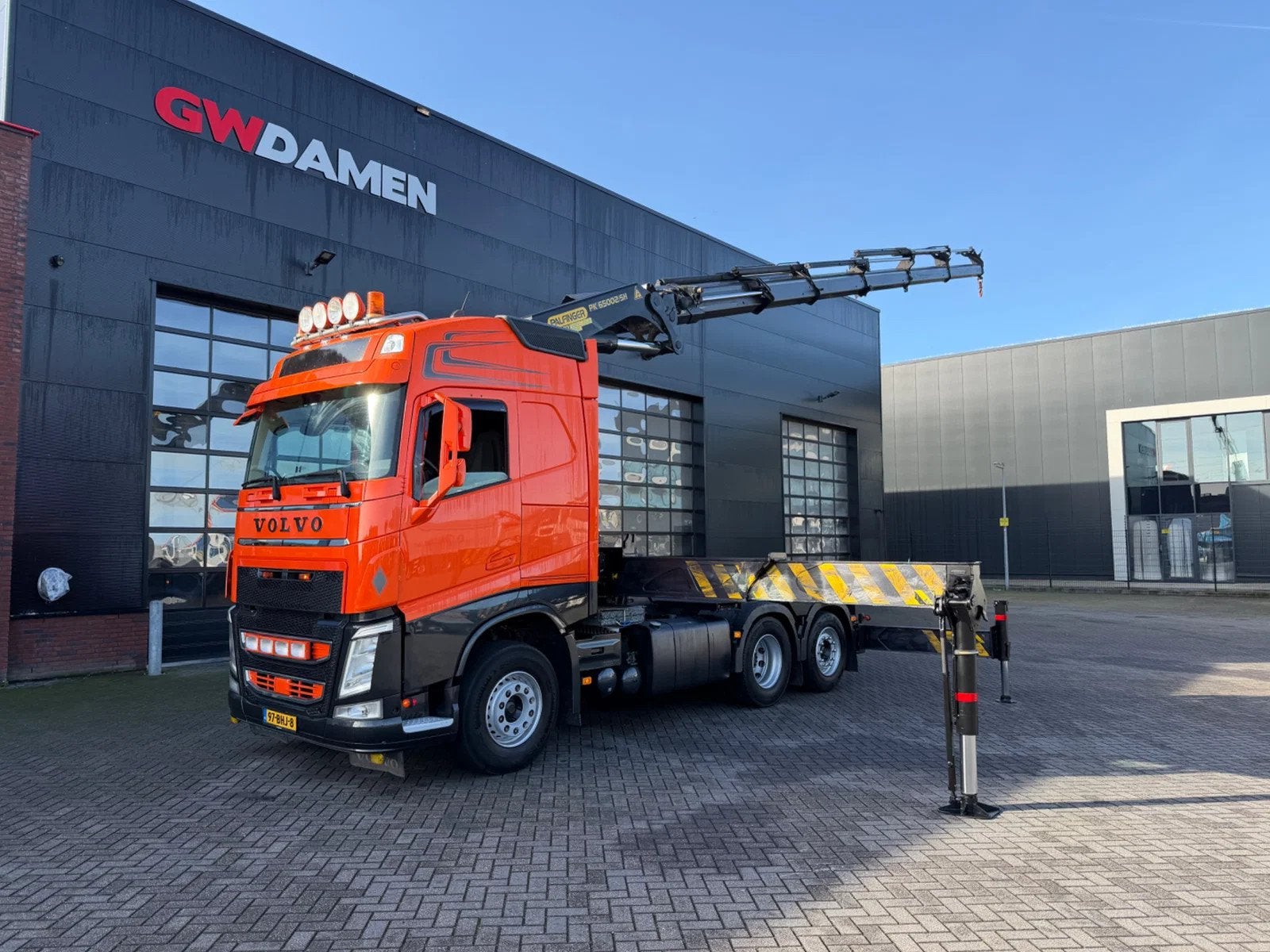 Volvo FH 460 6x2 Palfinger PK 65002-SH E Euro 6 (bj 2016), Auto's, Automaat, Adaptive Cruise Control, 460 pk, Euro 6
