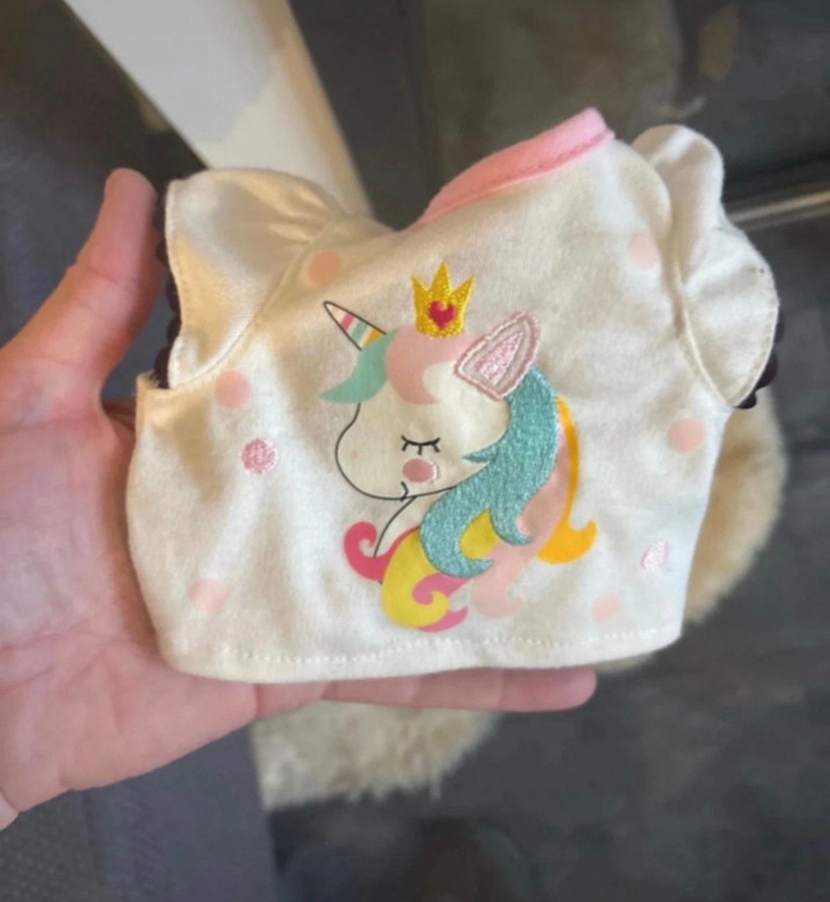 Baby Born T-shirt met Eenhoorn print, Ophalen of Verzenden, Gebruikt, Kleertjes