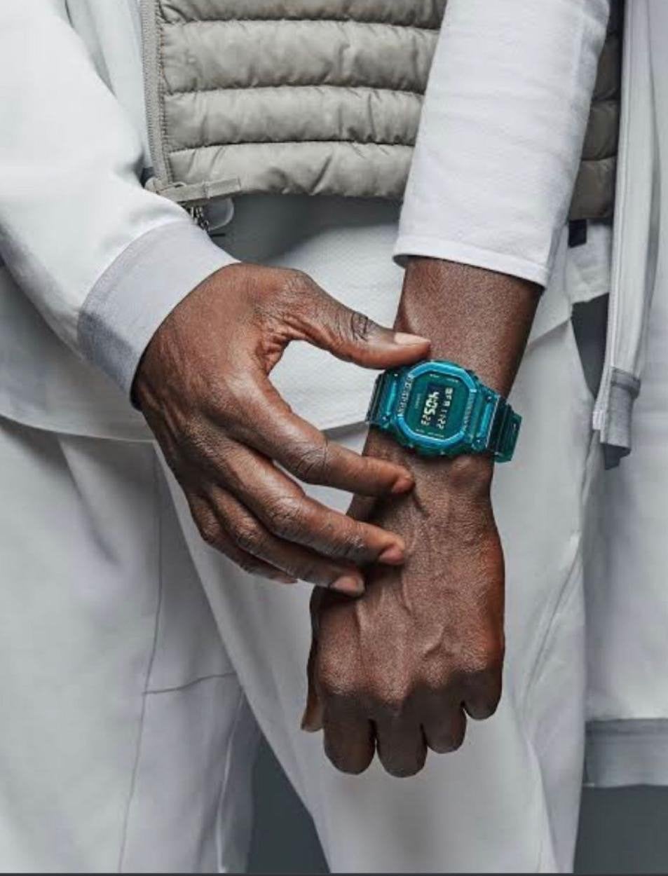 Casio DW5600SB-3  G-Shock Transparant Groen Horloge, Sieraden, Tassen en Uiterlijk, Horloges | Heren, Casio, Kunststof, Polshorloge