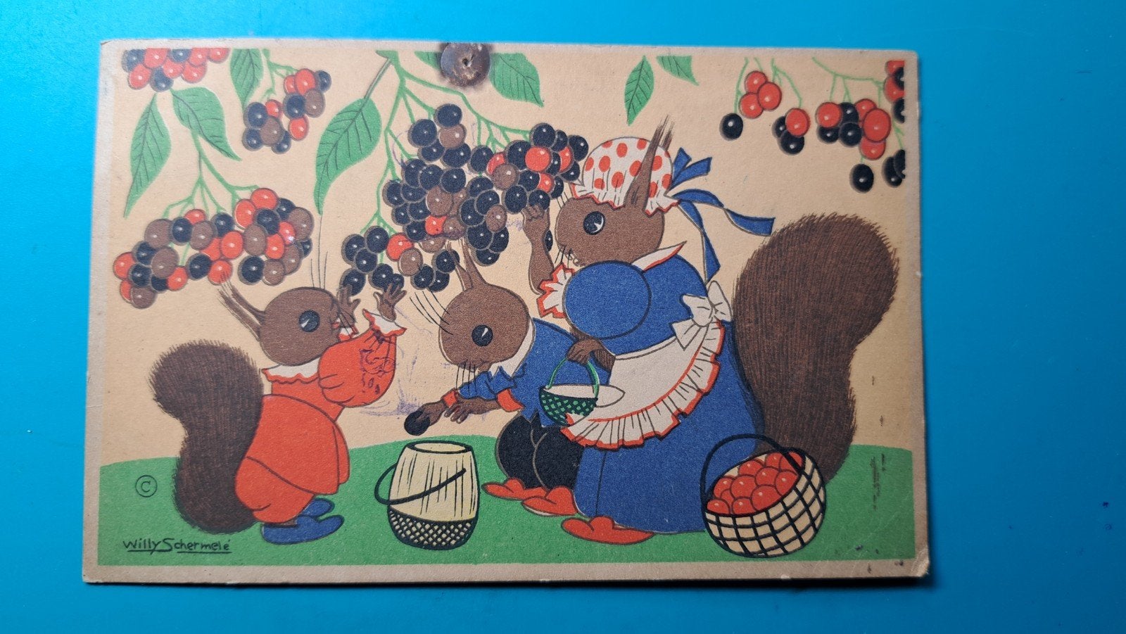 willy schermelé , vruchten voor de maaltijd 1944, Verzamelen, Ophalen of Verzenden, 1940 tot 1960, Gelopen