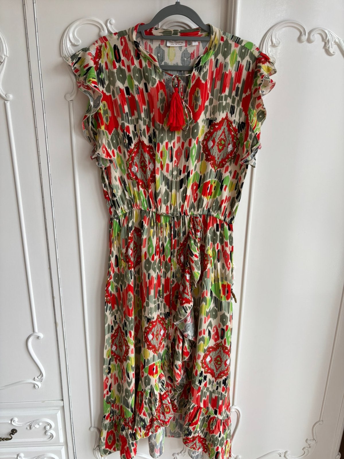 Nieuw ibiza maxi jurk merk So Soire maat S 36, Kleding | Dames, Jurken, Overige kleuren, Nieuw, Ophalen of Verzenden, Maat 36 (S)