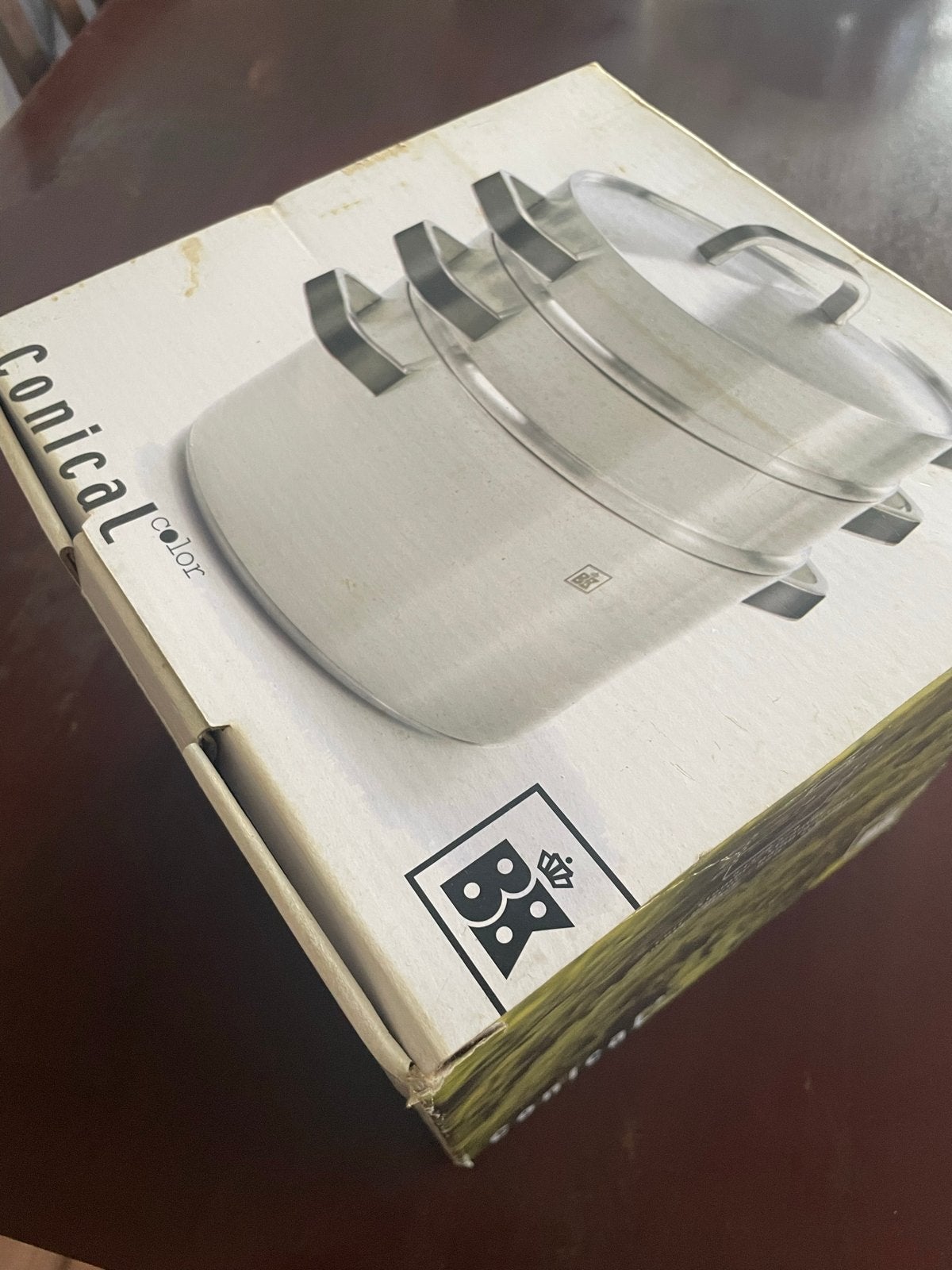 BK Conical Color RVS Stoompan - Nieuw in doos, Met deksel, BK, Nieuw, Ophalen of Verzenden