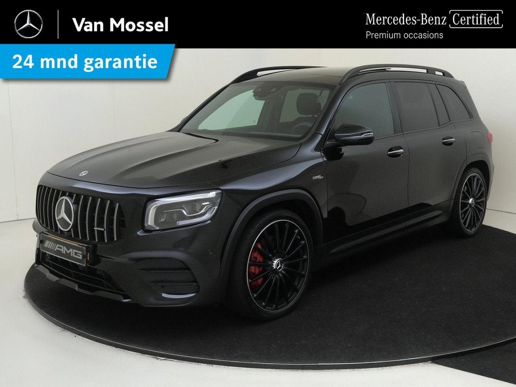 Mercedes-Benz GLB AMG 35 4MATIC 7p / Night pakket/ Panoramad, Auto's, Mercedes-Benz, Automaat, 4 cilinders, 1655 kg, Zwart