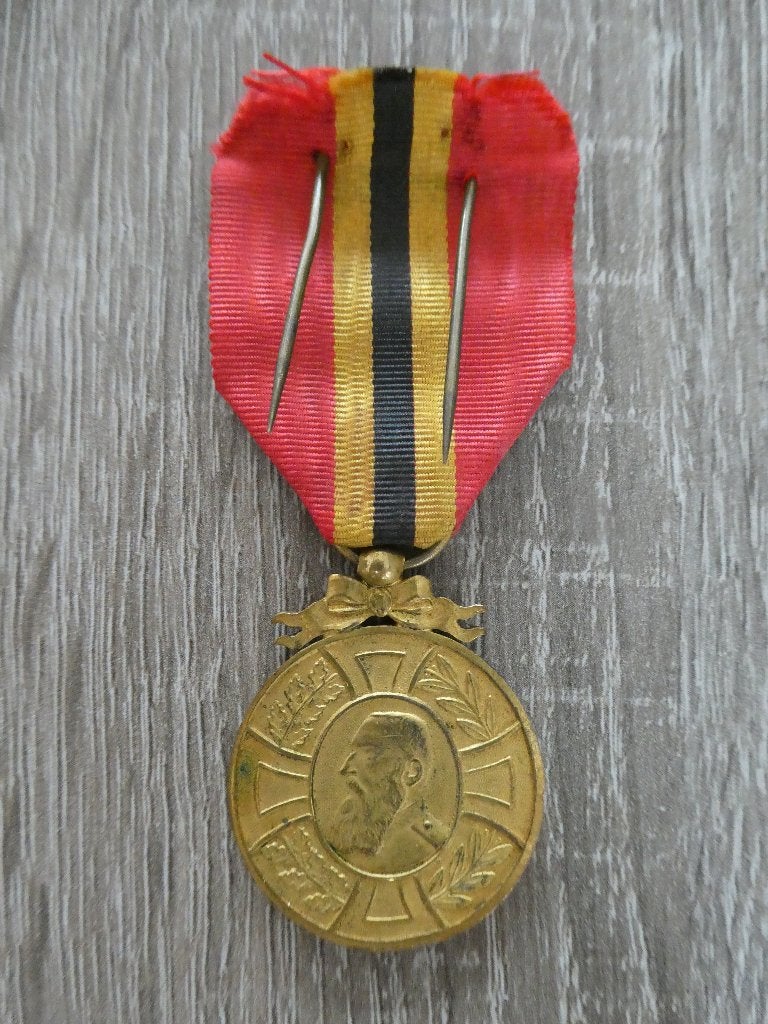 Belgische medaille 1865-1905, Verzamelen, Ophalen of Verzenden, Overige soorten, Overige gebieden, Lintje, Medaille of Wings
