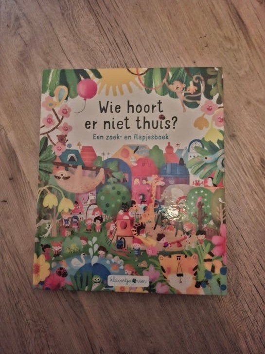 Wie hoort er niet thuis? Zoek- en flapjesboek, Boeken, Onbekend, Uitklapboek, Fictie algemeen, Jongen of Meisje