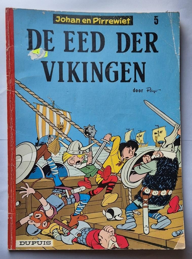 Johan en Pirrewiet | 2 albums in 1 koop | nr. 5 + 13, Meerdere stripboeken, Ophalen of Verzenden, Gelezen, PEYO