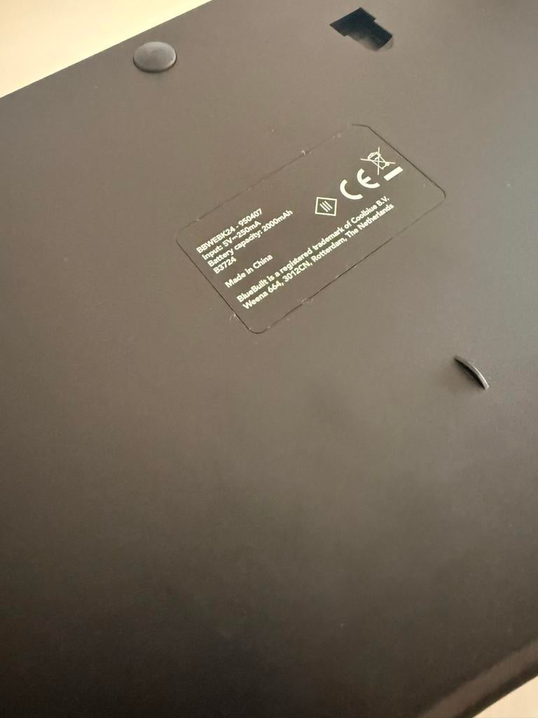 Ergonomisch en draadloos toetsenbord BlueBuilt, Ergonomisch, Ophalen of Verzenden, Zo goed als nieuw, Draadloos