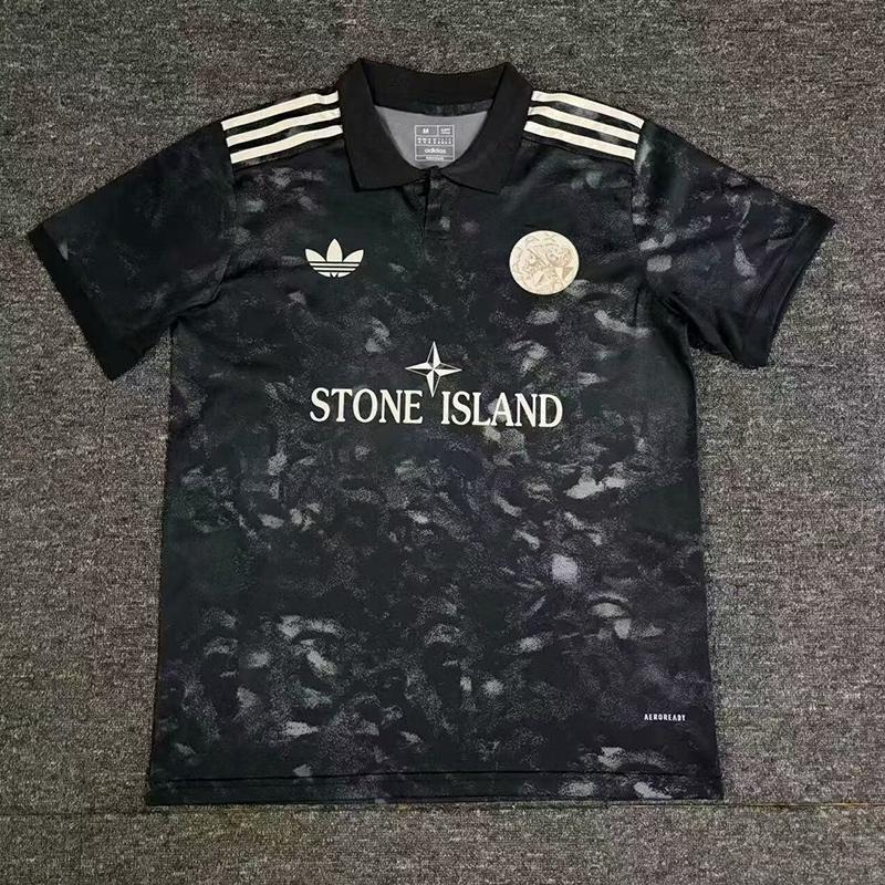 Ajax x Stone Island x Adidas shirt - Zwart, Sport en Fitness, Voetbal, Maat M, Ophalen of Verzenden, Nieuw, Shirt