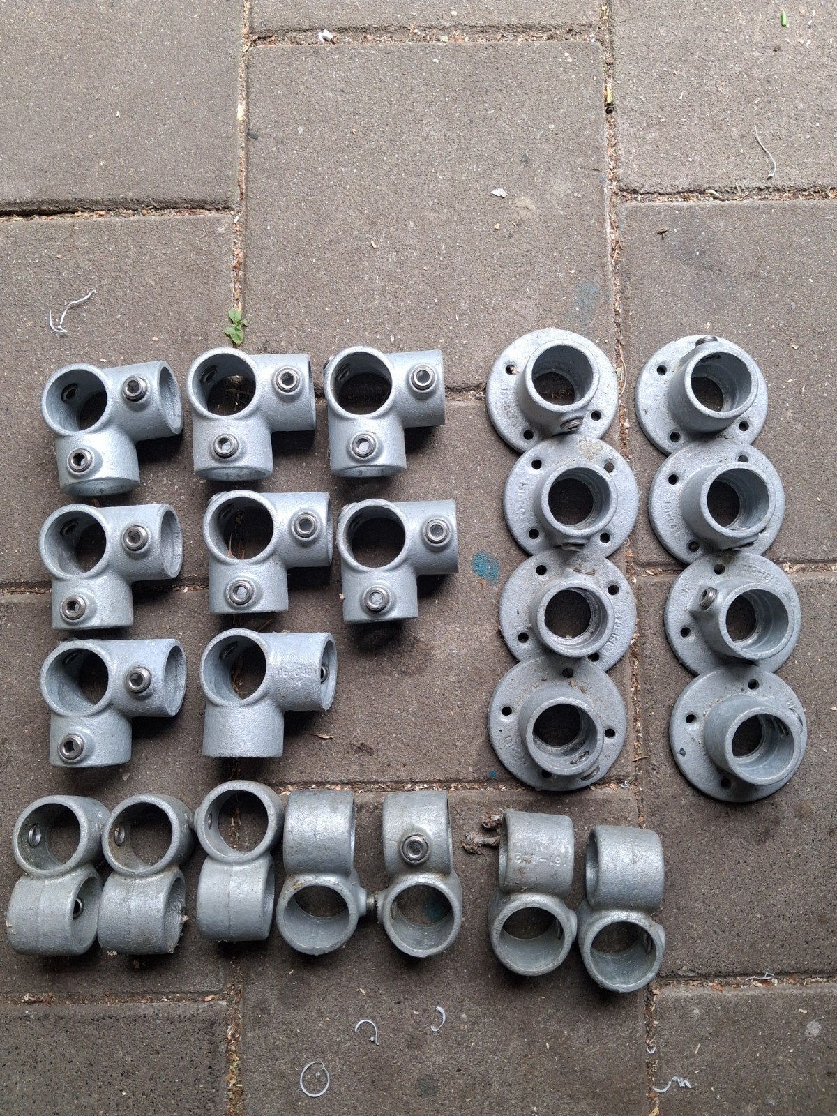 Diverse steiger buiskoppelingen, Ophalen, Gebruikt, Minder dan 50 mm, Overige typen