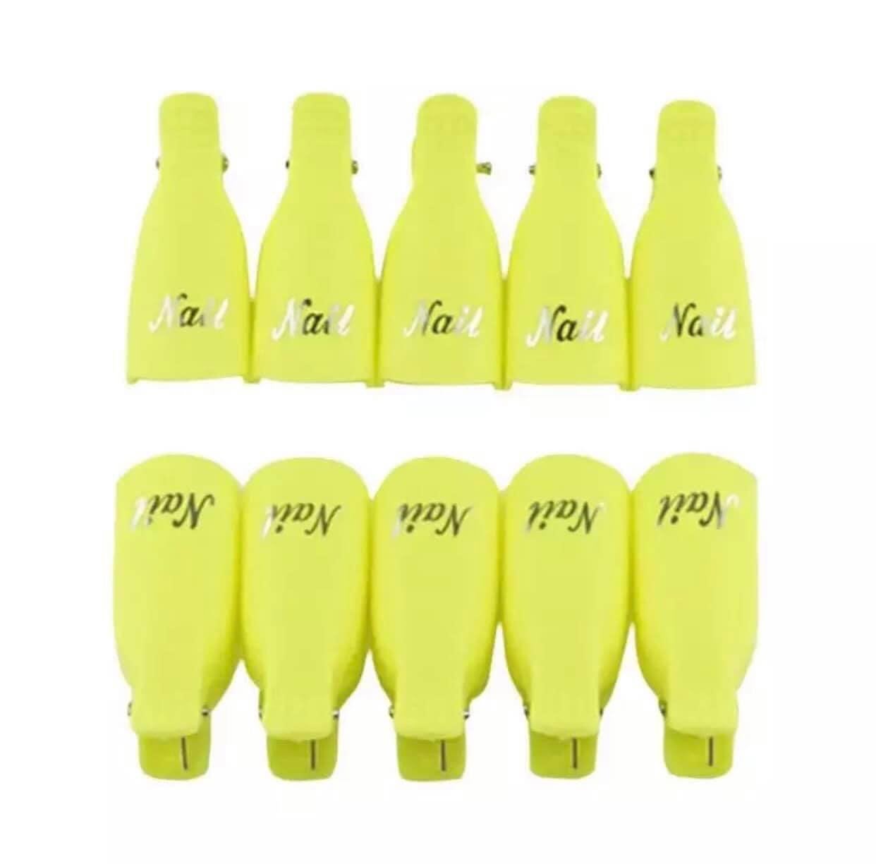 10Pcs Plastic Nail Art Losweken Cap Clip., Blauw, ., Nieuw, Ophalen of Verzenden