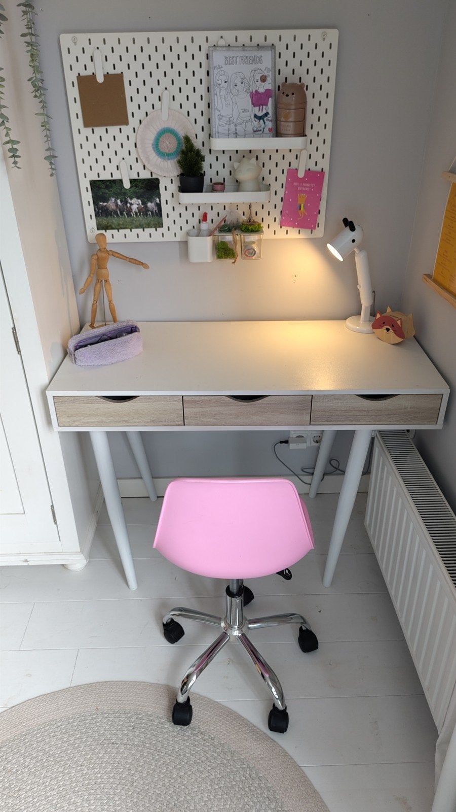 Bureau met 3 lades - 110x78x50 cm, Huis en Inrichting, Bureaus, Ophalen, Opbergruimte, 110 cm, 50 cm