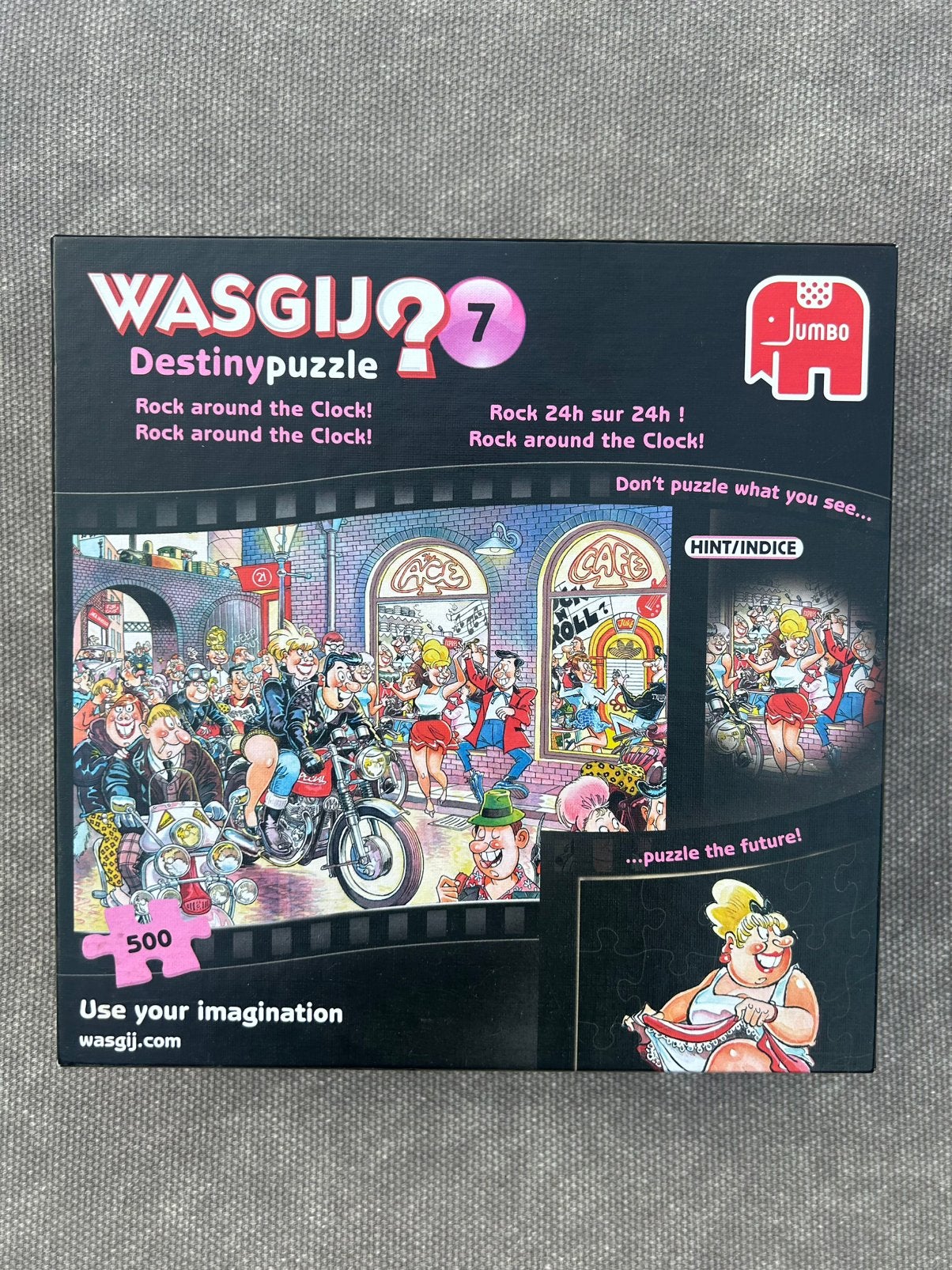 Wasgij puzzel 500 stukjes, Ophalen of Verzenden, 500 t/m 1500 stukjes, Zo goed als nieuw