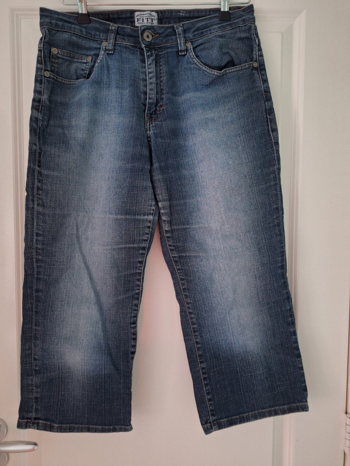 Miss Etam Capri Jeans - Maat 40, Maat 38/40 (M), Blauw, Ophalen of Verzenden, Zo goed als nieuw