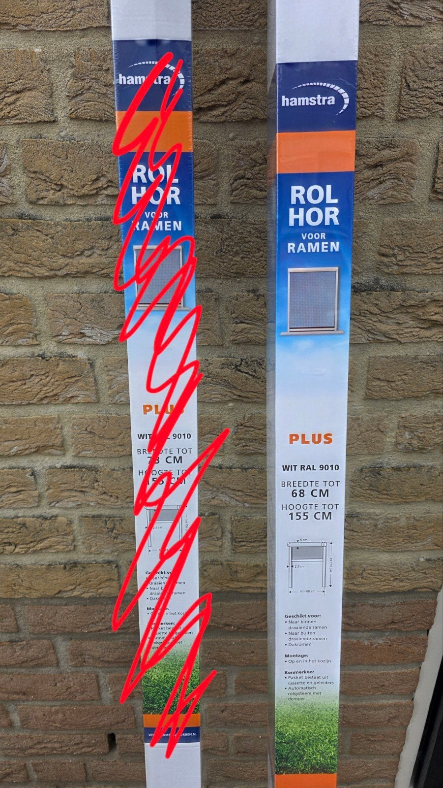 Hamstra rolhor voor raam, Ophalen, Minder dan 80 cm, Overige typen, Minder dan 200 cm