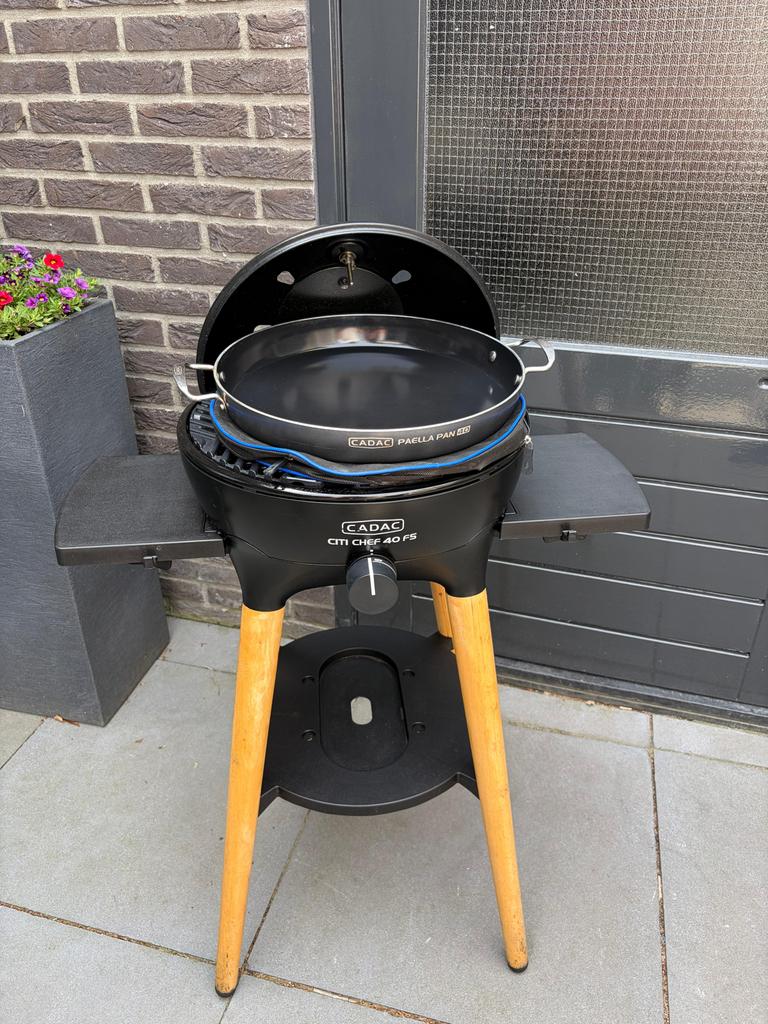 Cadac Citi Chef 40 FS BBQ met Paella Pan 40, Ophalen of Verzenden, Zo goed als nieuw