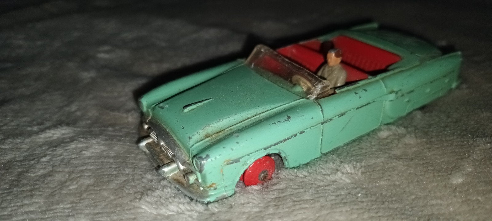 Dinky Toys Packard Cabriolet - Vintage Speelgoedauto, Ophalen of Verzenden, Gebruikt