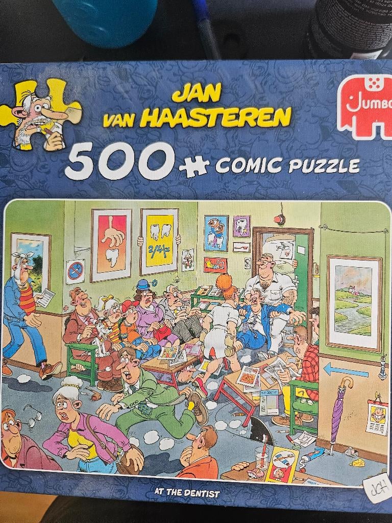 Puzzel jan van haasteren 500 stukjes 'at the dentist', Hobby en Vrije tijd, Denksport en Puzzels, Ophalen of Verzenden, 500 t/m 1500 stukjes