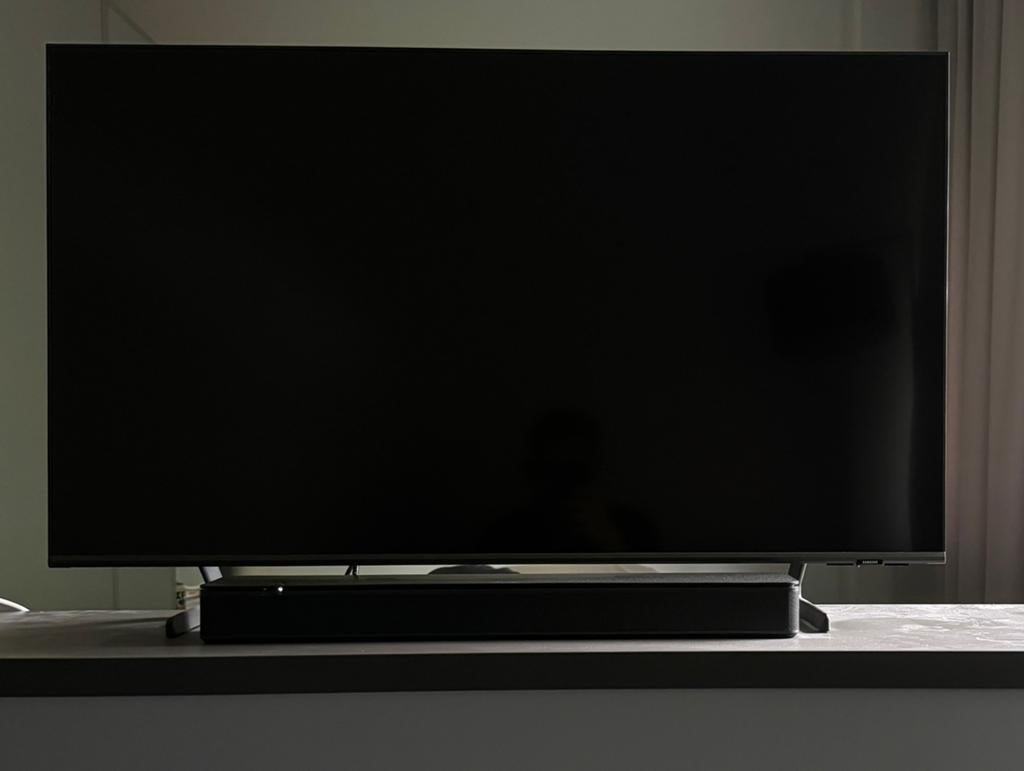 Samsung 43 inch 4K QLED + Bose Soundbar, Audio, Tv en Foto, Televisies, Ophalen, QLED, 50 Hz, Zo goed als nieuw