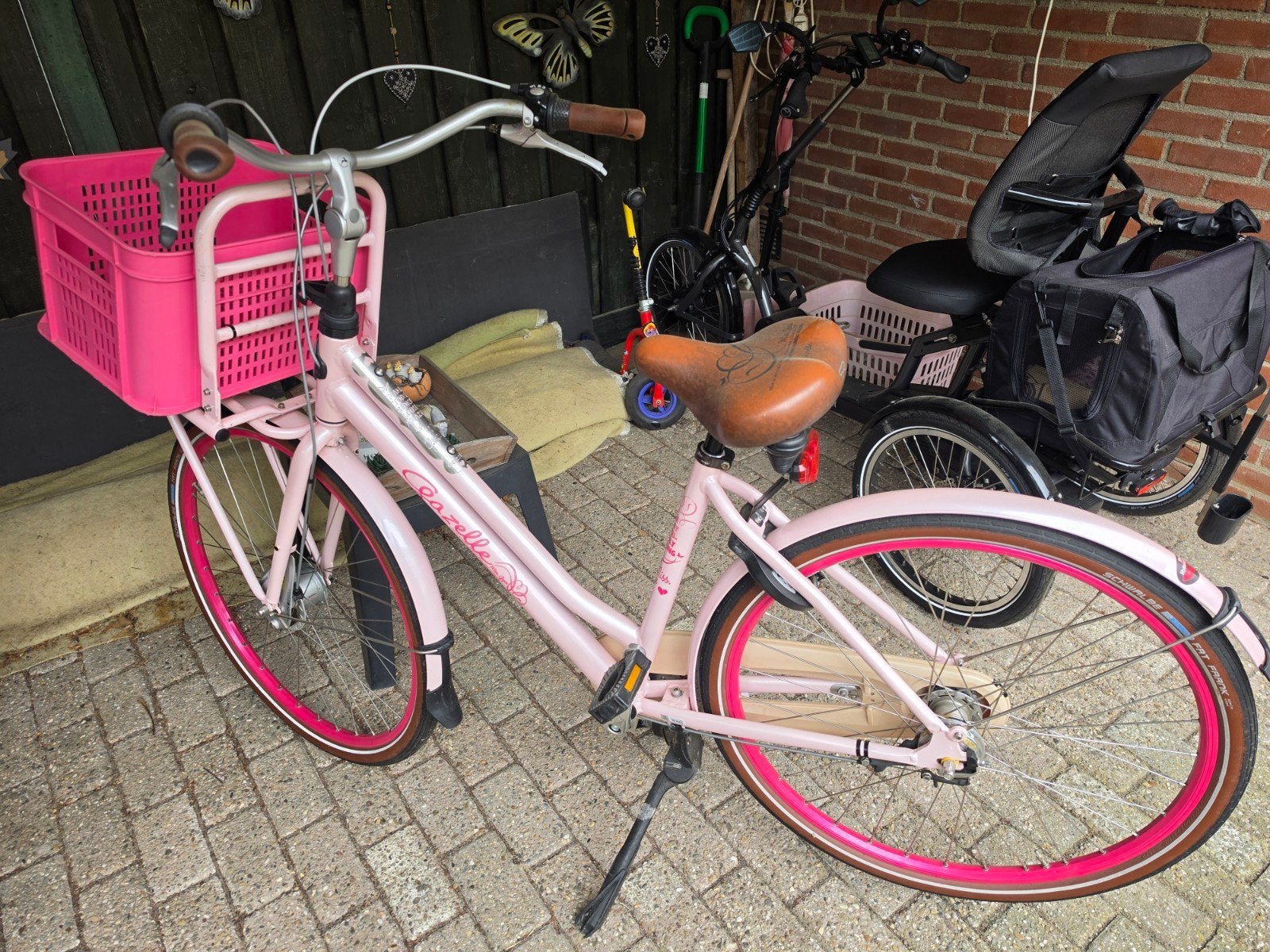 Gazelle miss grace fiets, 47 tot 50 cm, Ophalen of Verzenden, Zo goed als nieuw, Gazelle