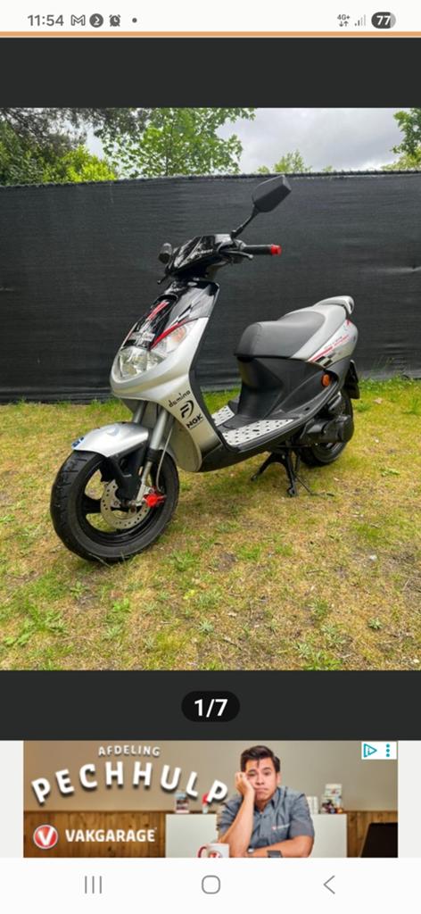 Peugeot Vivacity Silversport, Ophalen, Benzine, Peugeot