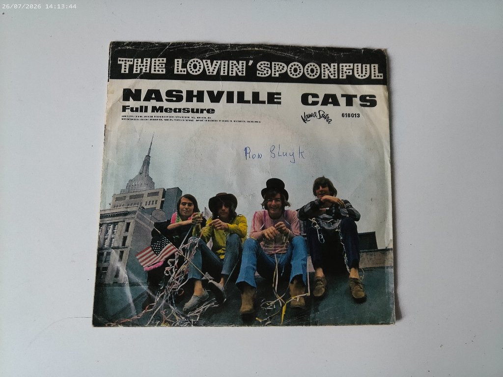The Lovin' Spoonful - Nashville cats, Gebruikt, Fotohoes, 7 inch, Ophalen of Verzenden