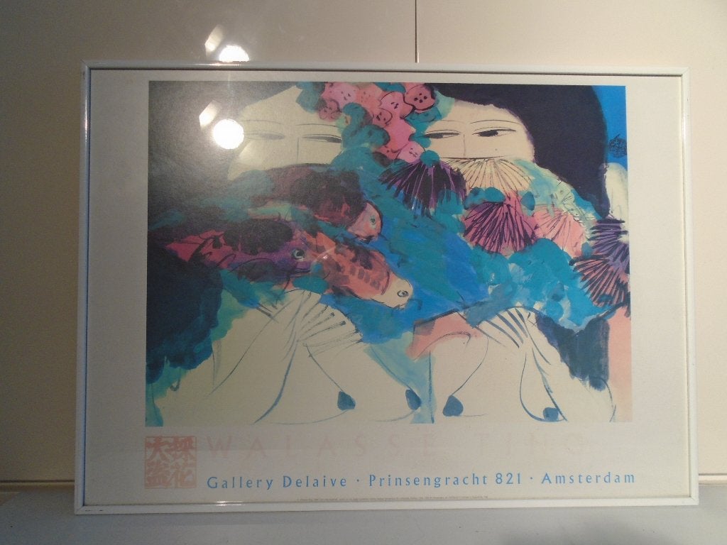 Walasse ting gallery poster 1988’, Ophalen, 50 – 75, Zo goed als nieuw, Foto of Poster