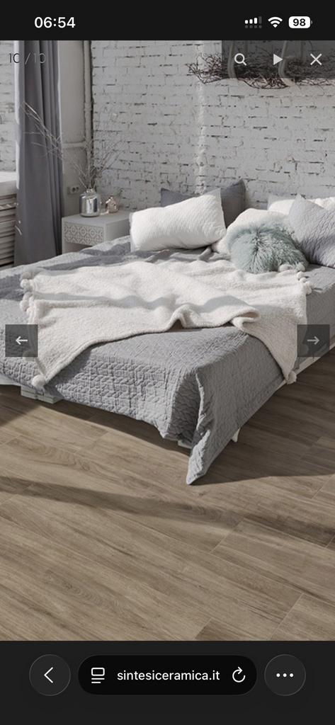Keramische plankenvloer 120x30x1 cm houtstructuur, Ophalen, 60 cm of meer, Keramiek, Nieuw
