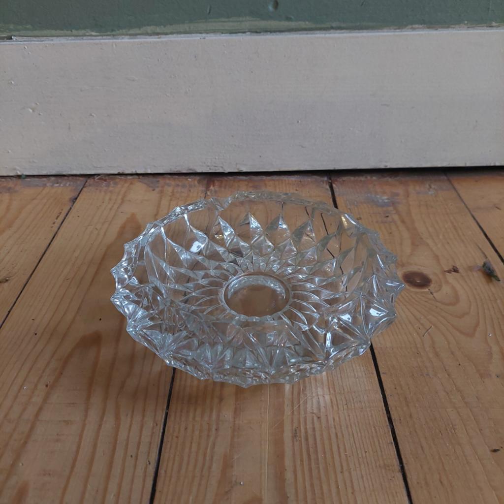 Lucky Vintage Rossini West Germany grote asbak kristal, Antiek en Kunst, Ophalen of Verzenden