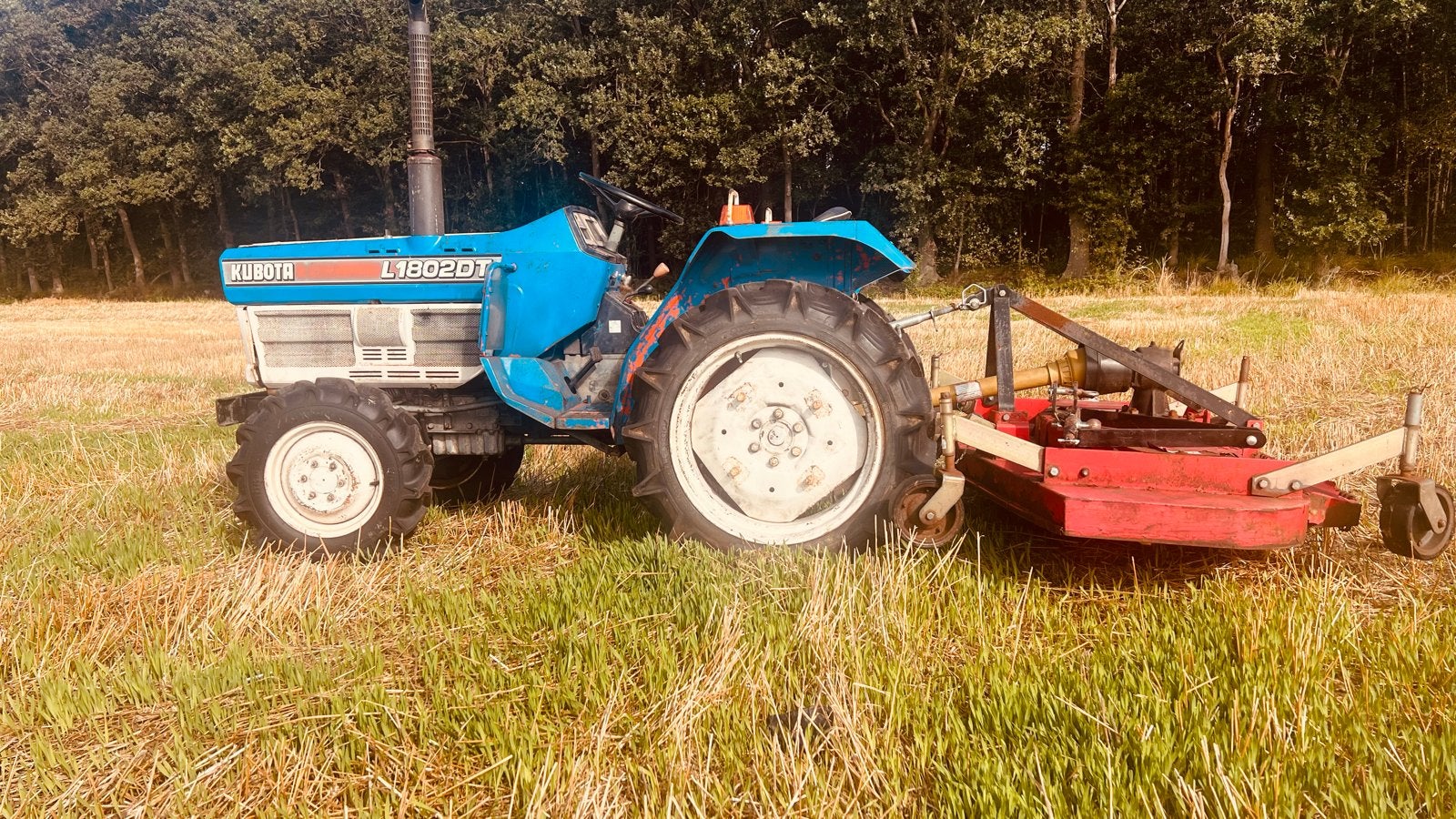 Kubota L1802DT Compact Tractor met Maaidek, Gebruikt, Tot 2500, Tot 80 Pk, Ophalen