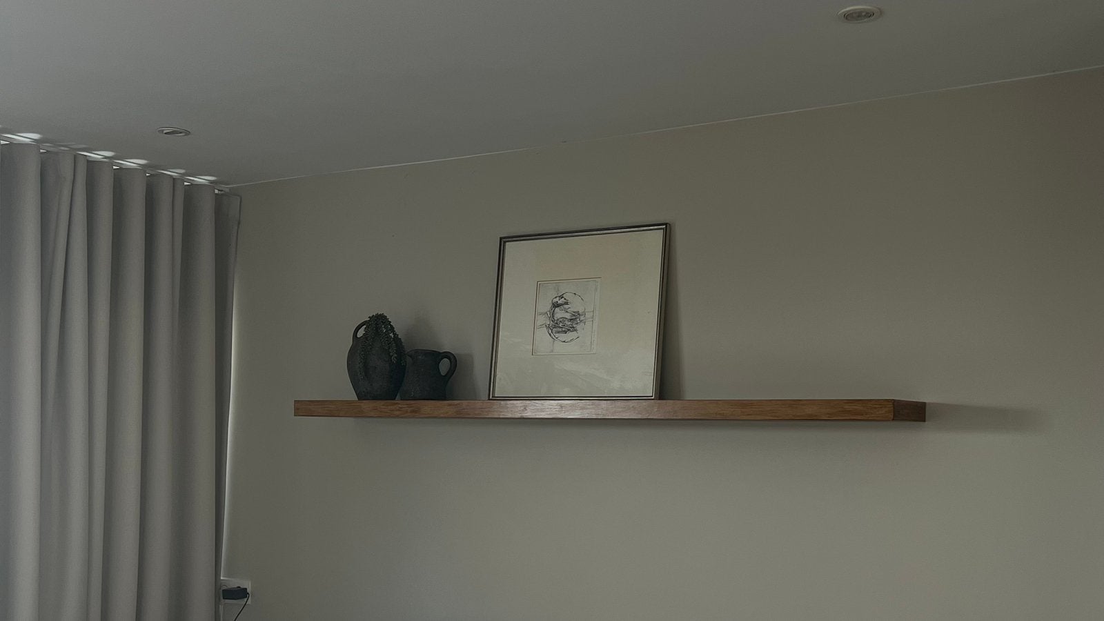 Lack plank ikea - geverfd donker eiken look, Ophalen, Zo goed als nieuw