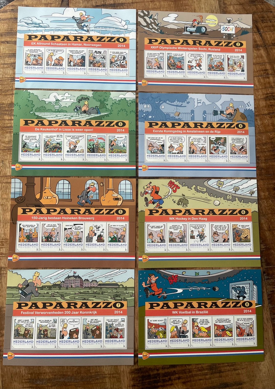 2014 Nederland Complete Serie Paparazzo 12 Vellen Nu€60,00PF, Postzegels en Munten, Postzegels | Nederland, Ophalen of Verzenden