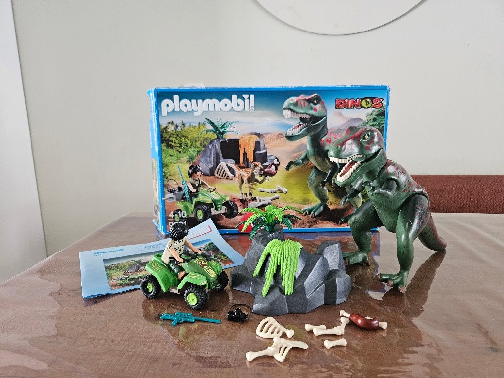 PLAYMOBIL Onderzoeker met dino's 9231, Ophalen of Verzenden, Gebruikt