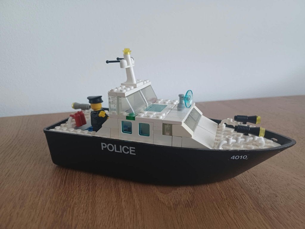 Lego 4010 Police Rescue Boat, Gebruikt, Overige thema's, Lego, Ophalen of Verzenden