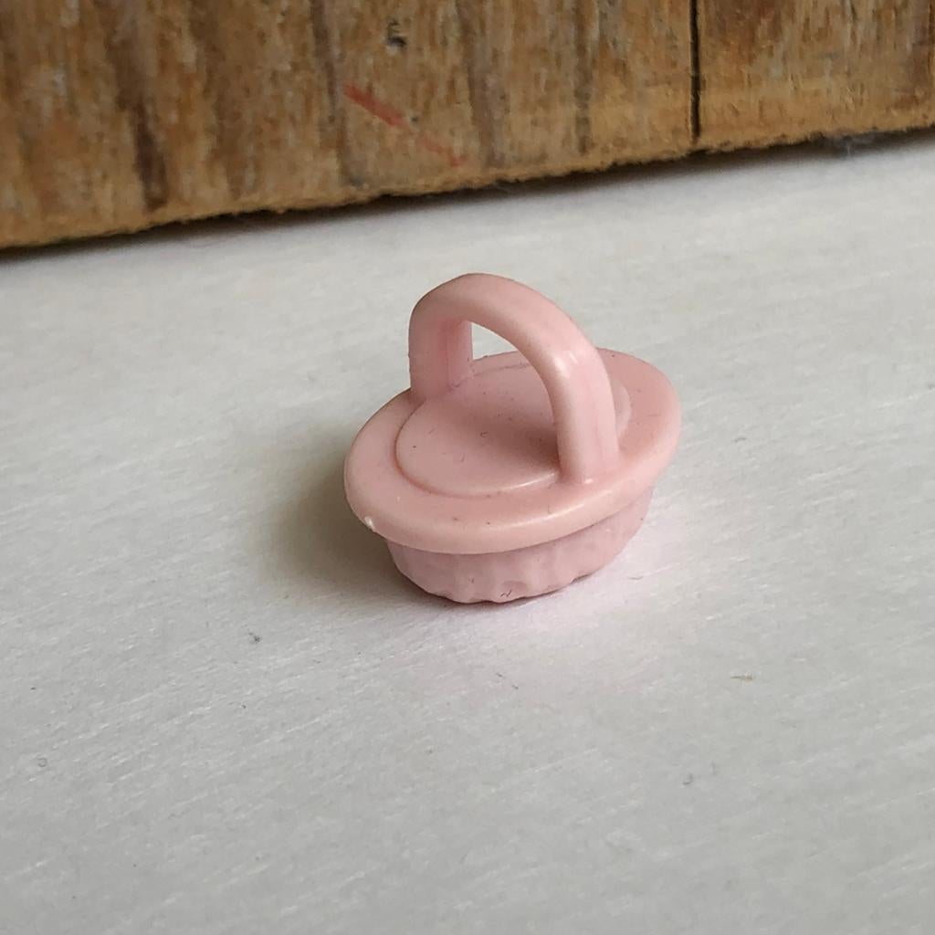 Lichtroze vintage Barbie borstel, Ophalen of Verzenden, Zo goed als nieuw, Barbie